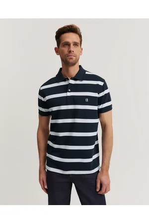 COUNTRY ROAD Verified Australian Cotton Stripe Pique Polo - Shirts & Polos Verified Australian Cotton Stripe Pique Polo