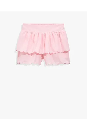COUNTRY ROAD Scallop Linen Cotton Skort - Shorts Scallop Linen Cotton Skort