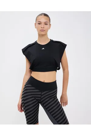 adidas Power Aeroready Crop Sleeveless Tee - T-Shirts & Singlets Power Aeroready Crop Sleeveless Tee
