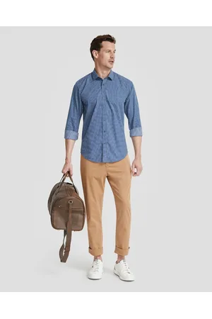 Oxford Kenton Printed Cotton Shirt - Casual shirts Kenton Printed Cotton Shirt