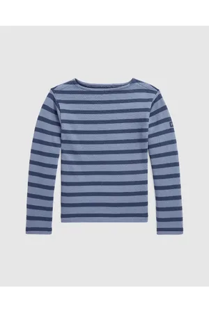 Ralph Lauren Striped Cotton Jersey Top Kids - Shirts & Polos Striped Cotton Jersey Top - Kids