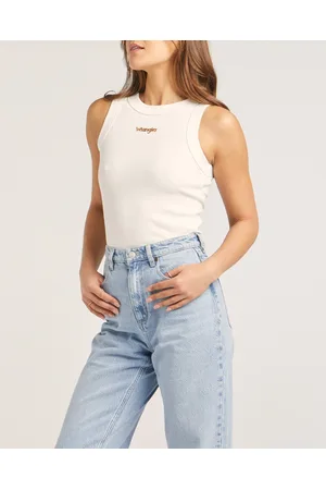 Wrangler Staple Rib Recycled Cotton Tank - Tops Staple Rib Recycled Cotton Tank