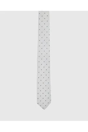 Oxford Diamond Grey Tie - Ties Diamond Grey Tie