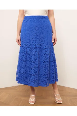 Atmos&Here Curvy Vida Lace Midi Skirt - Skirts Vida Lace Midi Skirt