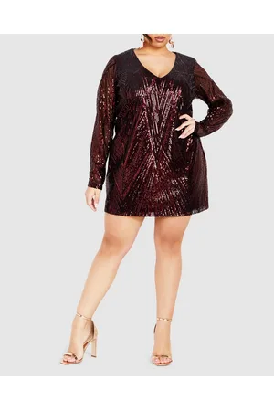 City Chic Micah Sequin Dress - Dresses Micah Sequin Dress