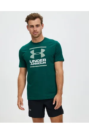 T-shirts Under Armour Run Anywhere Short Sleeve T-Shirt Pitch Gray/ Lime  Surge/ Reflective