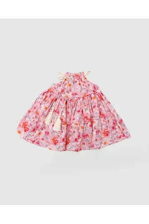 WITH LOVE FOR KIDS Cotton Muslin Dress Babies Kids - Printed Dresses Cotton Muslin Dress - Babies - Kids