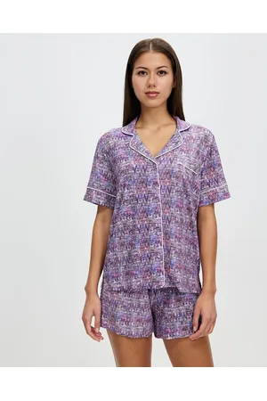 Gingerlilly Erica Zig Zag Modal Pyjama Shorts Set - Sleepwear Erica Zig Zag Modal Pyjama Shorts Set