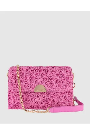 Olga Berg Millie Crocheted Shoulder Bag - Clutches Millie Crocheted Shoulder Bag