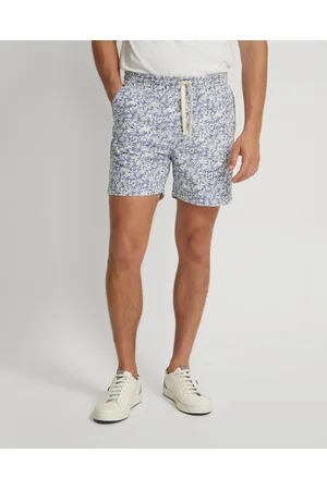 Oxford Toby Linen Cotton Printed Shorts - Chino Shorts Toby Linen Cotton Printed Shorts