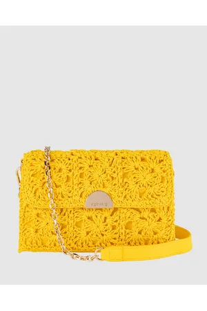 Olga Berg Millie Crocheted Shoulder Bag - Clutches Millie Crocheted Shoulder Bag