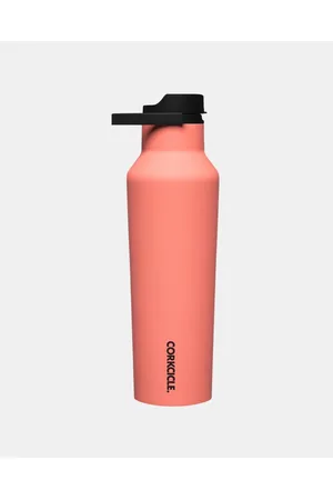 CORKCICLE Series A Sports Canteen 600ml Neon Lights Coral - Water Bottles Series A Sports Canteen 600ml - Neon Lights Coral