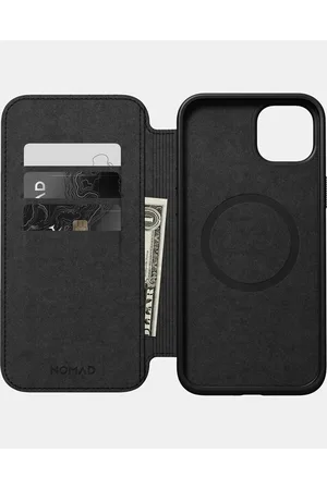 Nomad IPhone 15 Plus Leather Folio Phone Case - Tech Accessories iPhone 15 Plus Leather Folio Phone Case