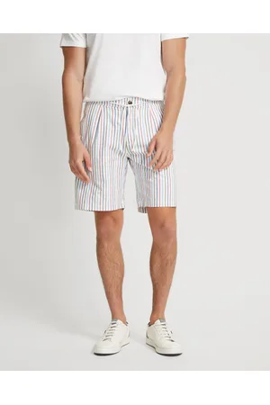 Oxford Barney Cotton Stripe Shorts - Chino Shorts Barney Cotton Stripe Shorts