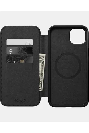 Nomad IPhone 15 Plus Leather Folio Phone Case - Tech Accessories iPhone 15 Plus Leather Folio Phone Case