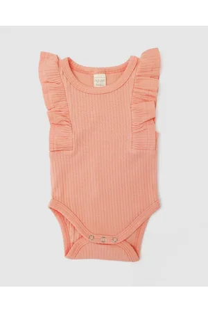 WITH LOVE FOR KIDS Shimmy Wide Rib Tank Onesie Babies - Bodysuits Shimmy Wide Rib Tank Onesie - Babies