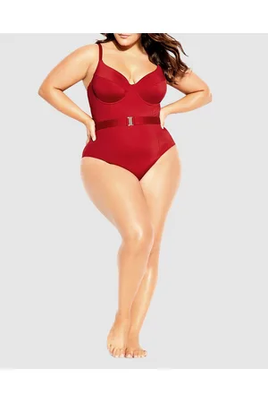 Clara one-shoulder swimsuit in red - Max Mara