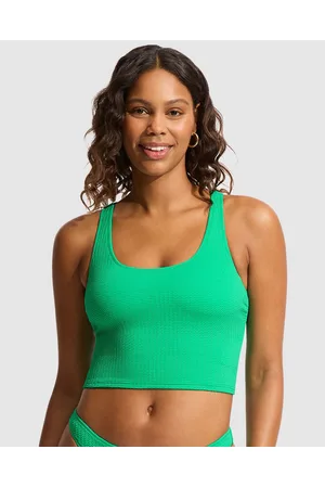 Tropica Ruched Side Pull-on Skirt - Jade – Seafolly Australia