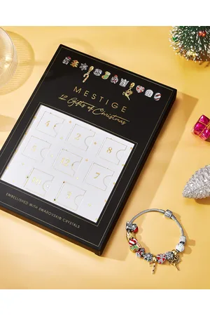 Mestige Swarovski® Crystal Bracelet Advent Calendar with Festive Charms - Jewellery Swarovski® Crystal Bracelet Advent Calendar with Festive Charms