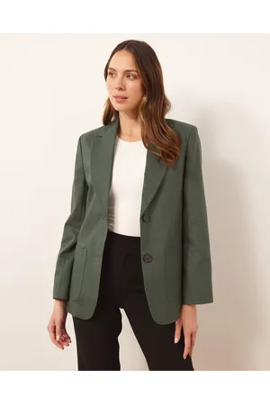 Green deals color blazer