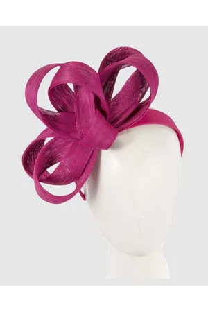 Fillies Collection Abaca Loops Racing Fascinator - Fascinators Abaca Loops Racing Fascinator