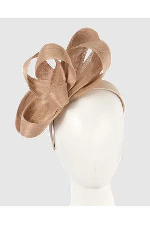Fillies Collection Abaca Loops Racing Fascinator - Fascinators Abaca Loops Racing Fascinator