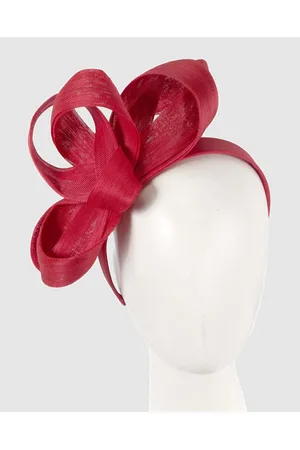 Fillies Collection Abaca Loops Racing Fascinator - Fascinators Abaca Loops Racing Fascinator