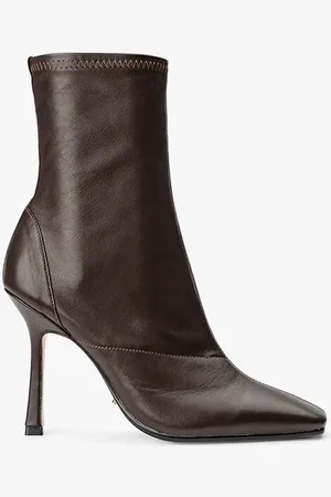 Tony Bianco Halsey Chocolate Nappa Ankle Boots