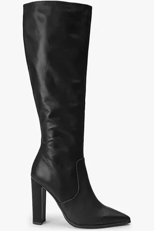 Tony Bianco Lucille Black Venice Calf Boots