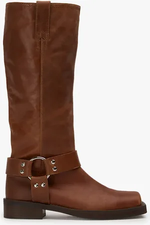 Tony Bianco Biker Cognac Calf Boots