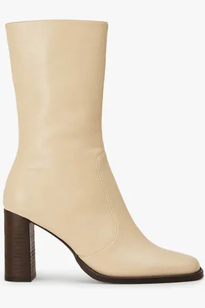 Tony Bianco Atlanta Ecru Venice Ankle Boots