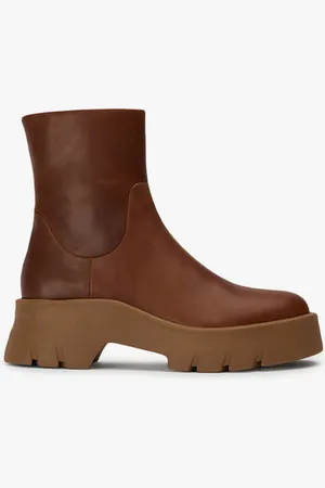 Tony Bianco Rumble Cognac Ankle Boots