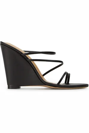 Tony Bianco Gaia Black Capretto Wedges