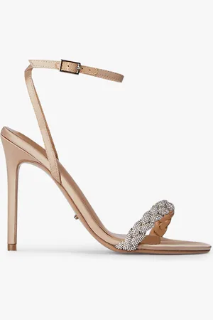 Tony Bianco Kosta Nude Satin Heels