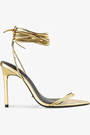 Tony Bianco Millie Gold Foil Heels