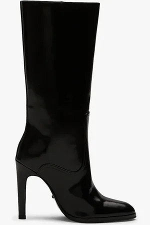 Tony Bianco Hadley Black Hi Shine Calf Boots