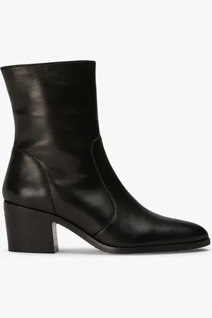 Tony Bianco Gram Black Nappa Ankle Boots