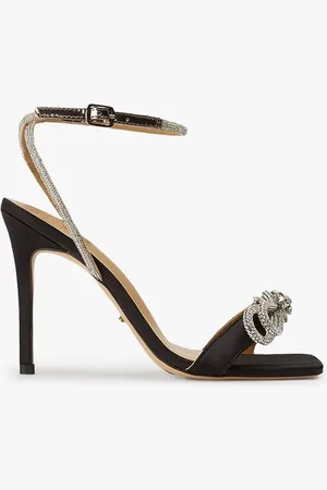 Tony Bianco Franz Black Satin Heels