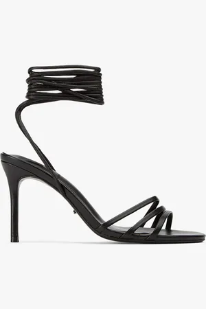 Tony Bianco Hailee Black Nappa Heels