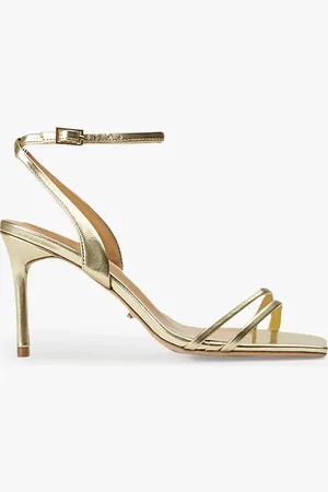Tony Bianco Camelia Gold Nappa Metallic Heels