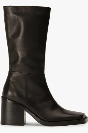 Tony Bianco Prestige Black Como Calf Boots