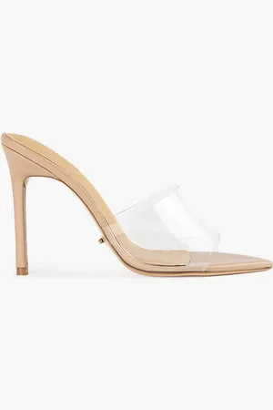 Tony Bianco Marley Clear Vinylite/Skin Heels