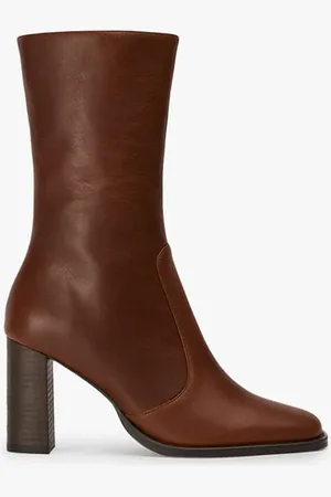 Tony Bianco Atlanta Cognac Ankle Boots