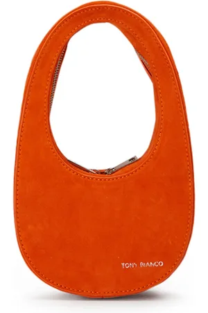 Tony Bianco Nina Aperol Suede Mini Handbags