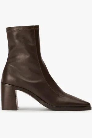 Tony Bianco Dusty Choc Como Ankle Boots