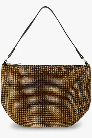 Tony Bianco Mccoy Gold Crystal Mini Handbags