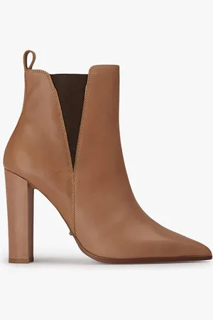 Tony Bianco Leigh Caramel Diesel/Choc Wax Ankle Boots