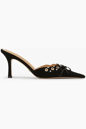 Tony Bianco Shae Black Suede Heels