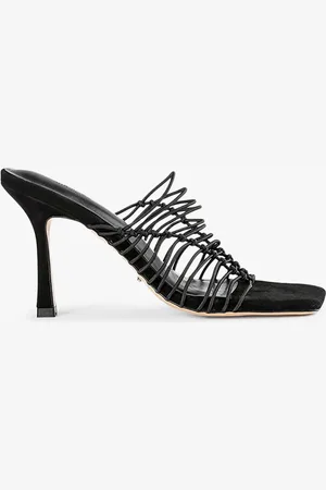 Tony Bianco Lynx Black Elastic Heels