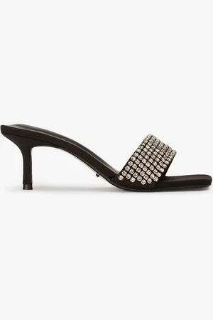 Tony Bianco Amos Crystal/Black Suede Heels